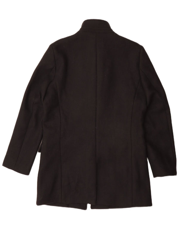 Selected Homme Manteau Homme UK 42 XL Laine Noir
