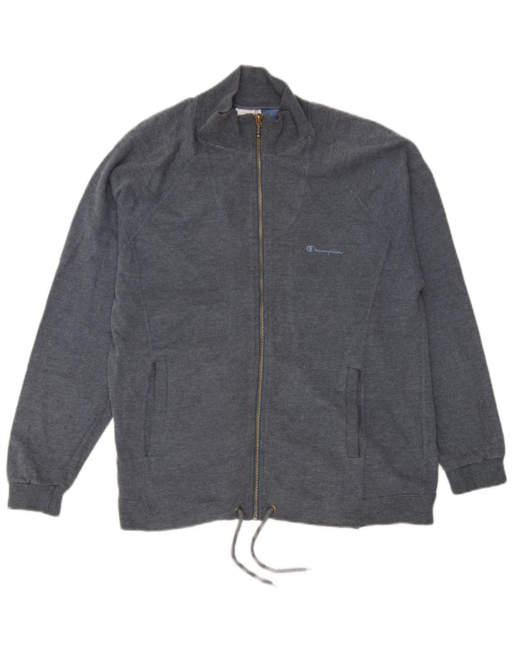 Champion Veste de Survêtement Graphique Homme Petit Bleu Marine Coton