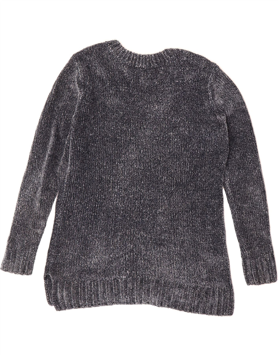 ORVIS Womens V-Neck Jumper Sweater UK 14 Medium Grey Polyester Vintage Orvis and Second-Hand Orvis from Messina Hembry 
