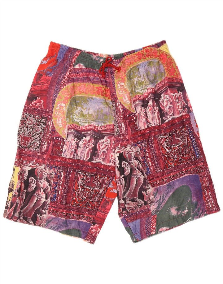 Ariella Short de Bain Graphique Homme Moyen Multicolore Patchwork Coton