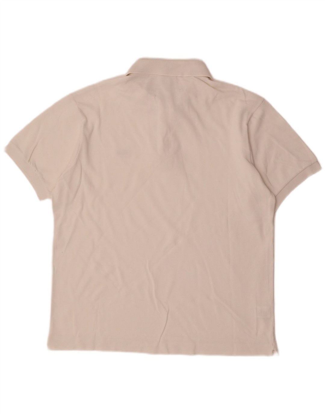 LACOSTE Polo Homme Taille 4 Coton Blanc Moyen