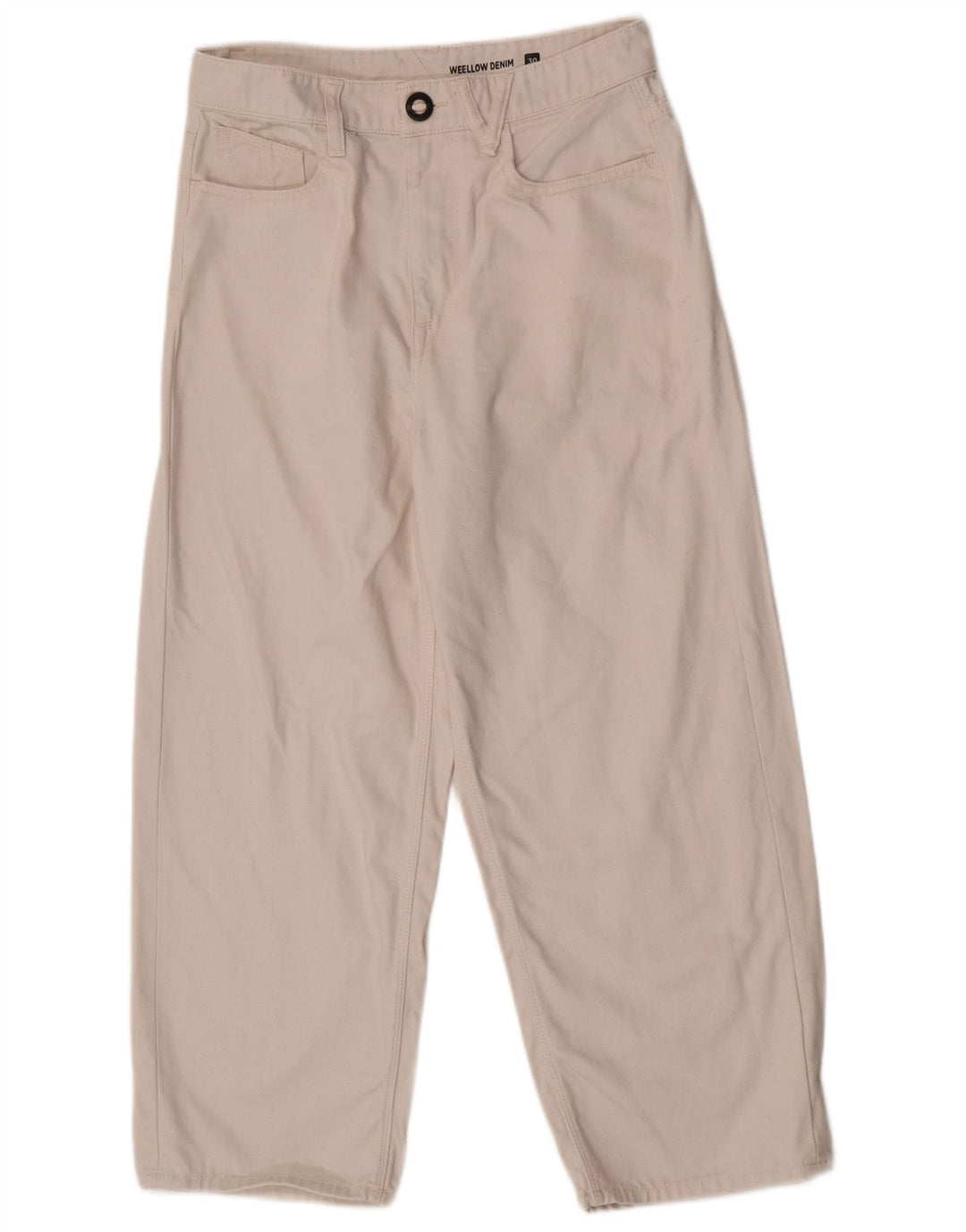 Volcom Jean court W30 L25 en coton blanc pour homme