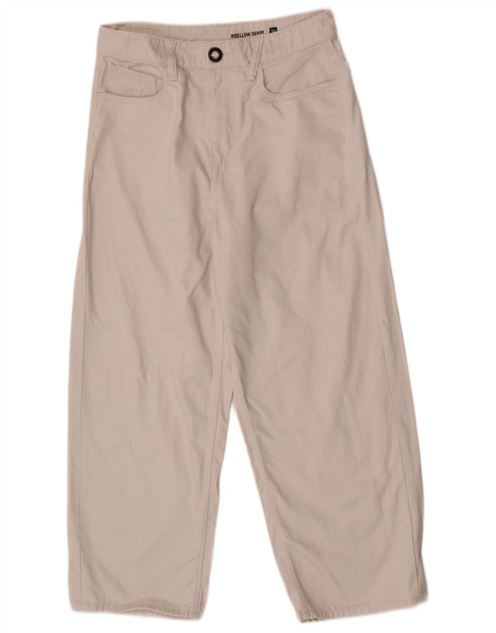 Volcom Jean court W30 L25 en coton blanc pour homme