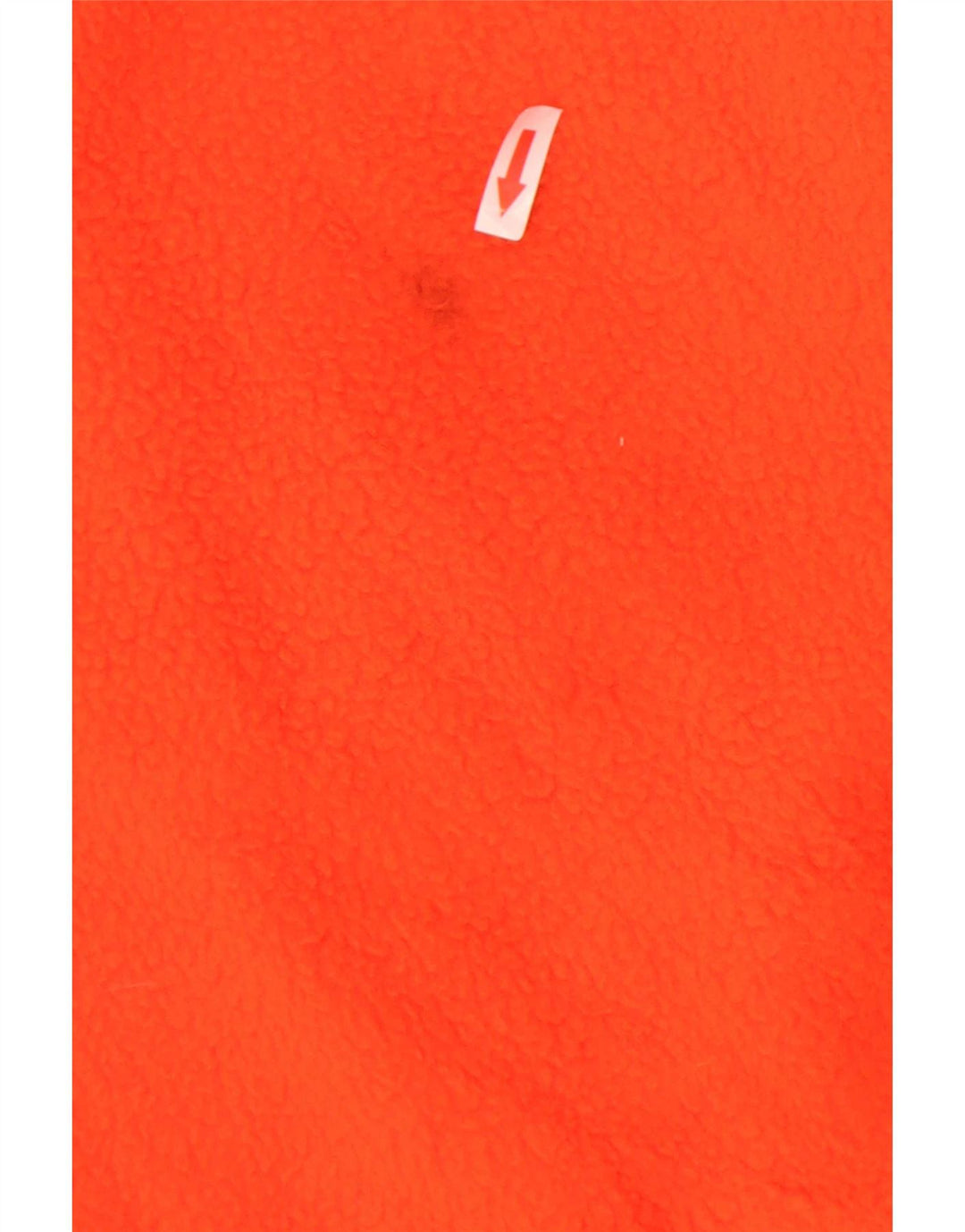 Adidas Mens Fleece Jacket UK 38 Medium Orange Polyester