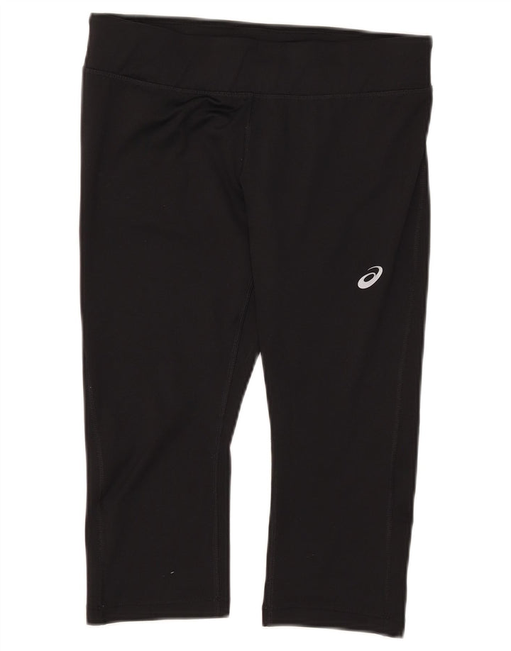 Asics Leggings Capri Femme UK 42 Polyester Noir Moyen