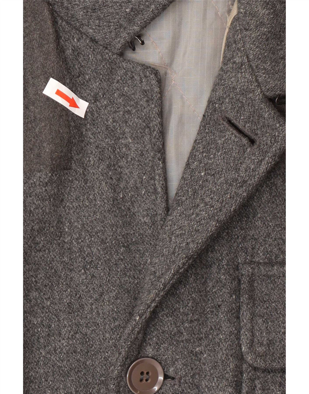 Levi's Manteau coupe-vent à 3 boutons pour homme UK 38 Gris moyen Laine