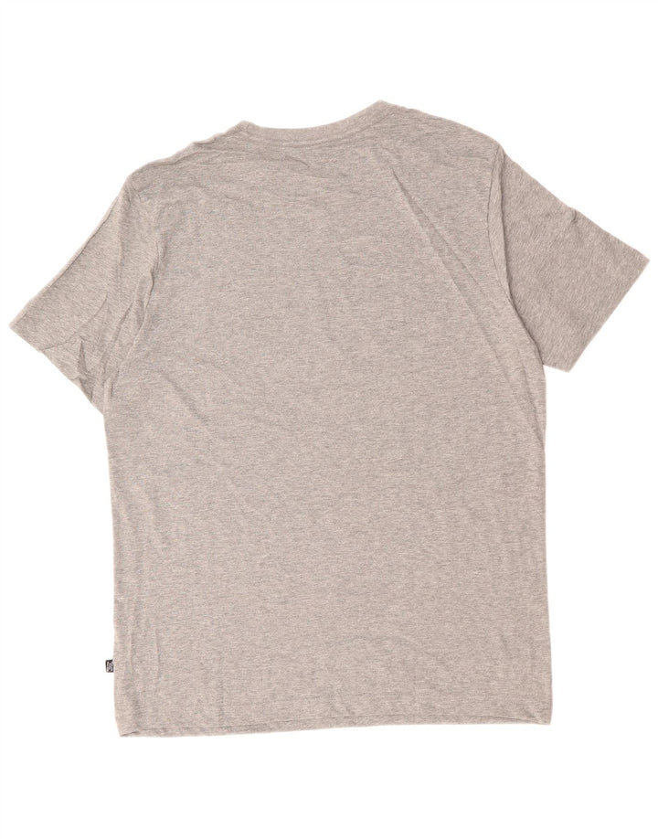 PUMA T-shirt graphique pour hommes, grand, gris moucheté