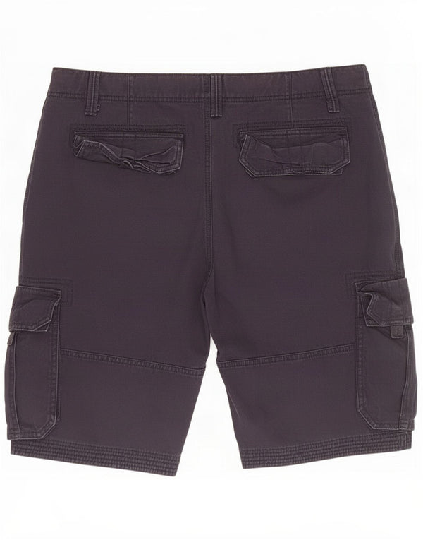 Fat Face Short Cargo Homme XL W38 Bleu Marine Coton