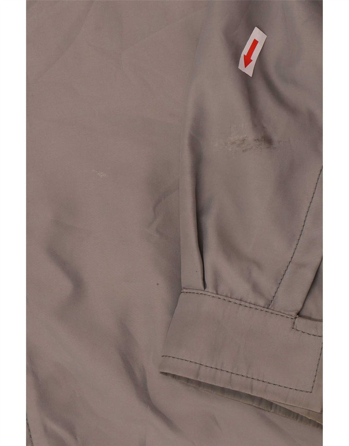 Trussardi Blouson Bomber Homme IT 52 XL Gris Polyester Classique