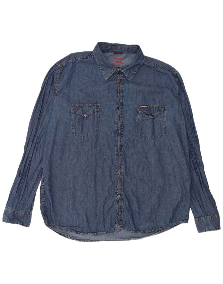 CARRERA Chemise en Jean VERONA 2XL Bleu Coton Homme