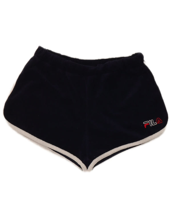 Fila Short de sport femme petit coton bleu marine