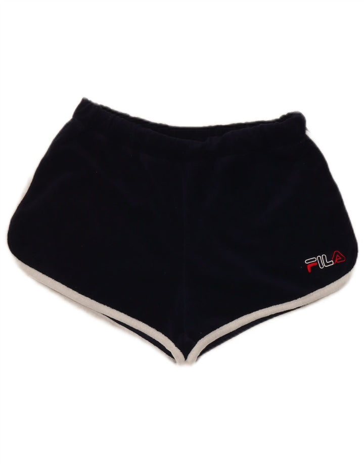 Fila Short de sport femme petit coton bleu marine