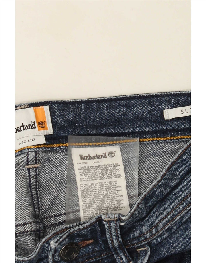 Timberland Jean Slim Femme W30 L32 Bleu Coton