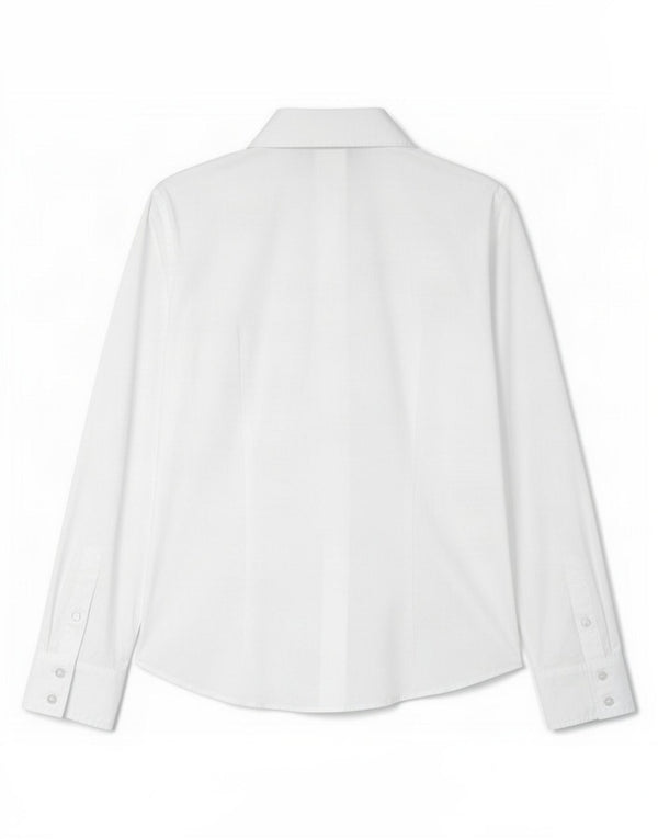 Max Mara Chemise Femme UK 14 Medium Blanc
