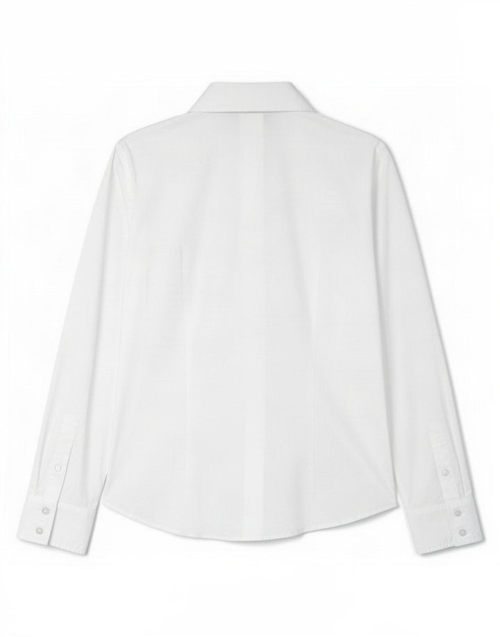 Max Mara Chemise Femme UK 14 Medium Blanc