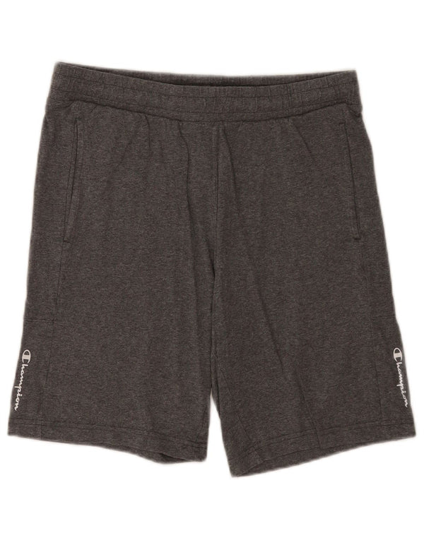 Champion Short de Sport Homme Petit Gris Coton