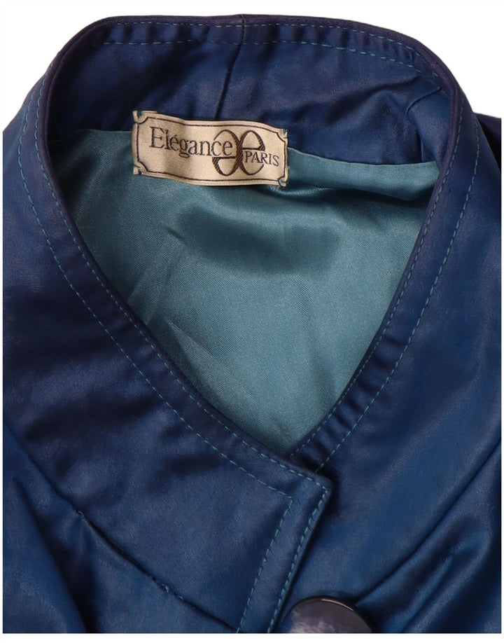 Elegance Paris Pardessus à manches 3/4 pour femme UK 22 3XL Bleu