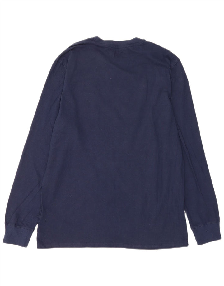 Champion Haut à manches longues pour homme en coton bleu marine Taille L