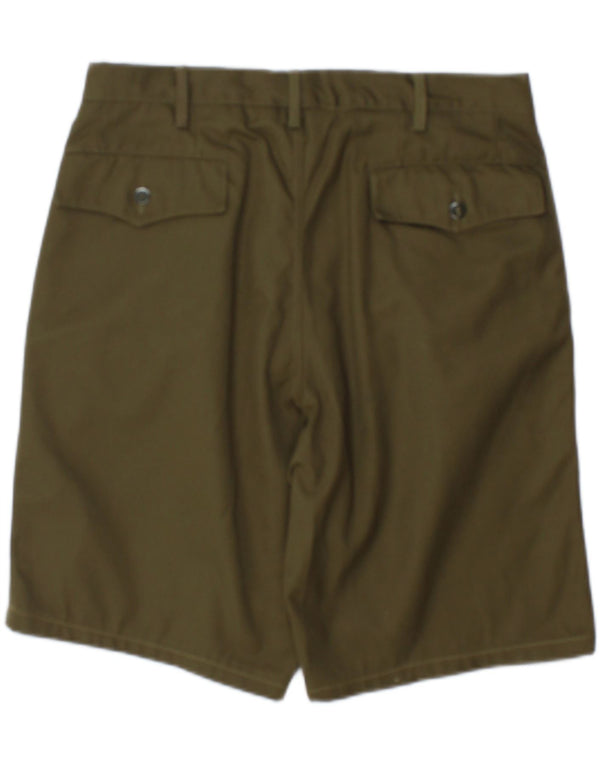 Short décontracté vintage pour hommes IT 50 Large W36 Kaki