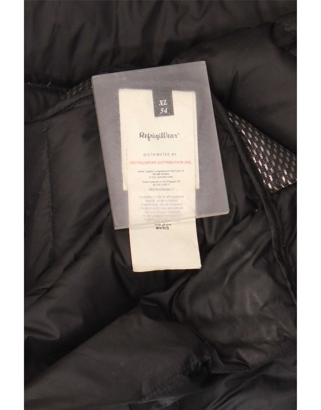 Refrigiwear Veste matelassée homme IT 54 XL Bleu Marine Polyamide