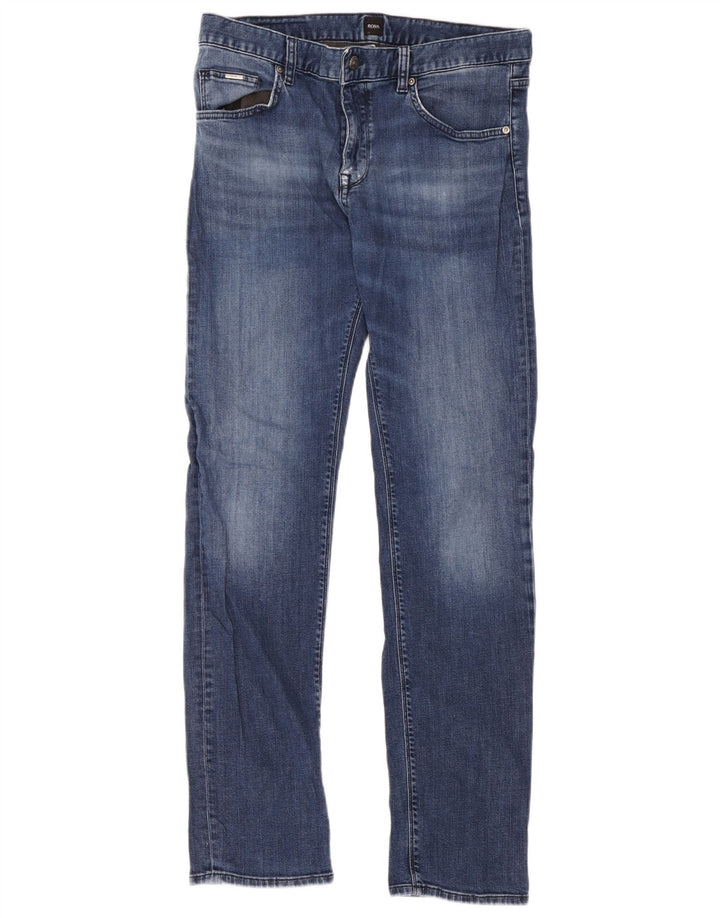 Hugo Boss Jean Slim W34 L32 Bleu Homme