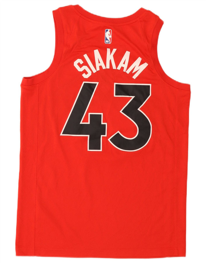 Nike Hommes Toronto Raptors Graphic Débardeur Rouge Moyen Colorblock Polyester