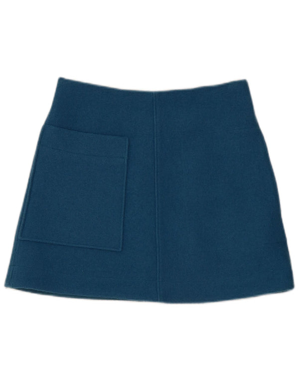 Cos Mini jupe femme EU 34 XS W30 laine bleue