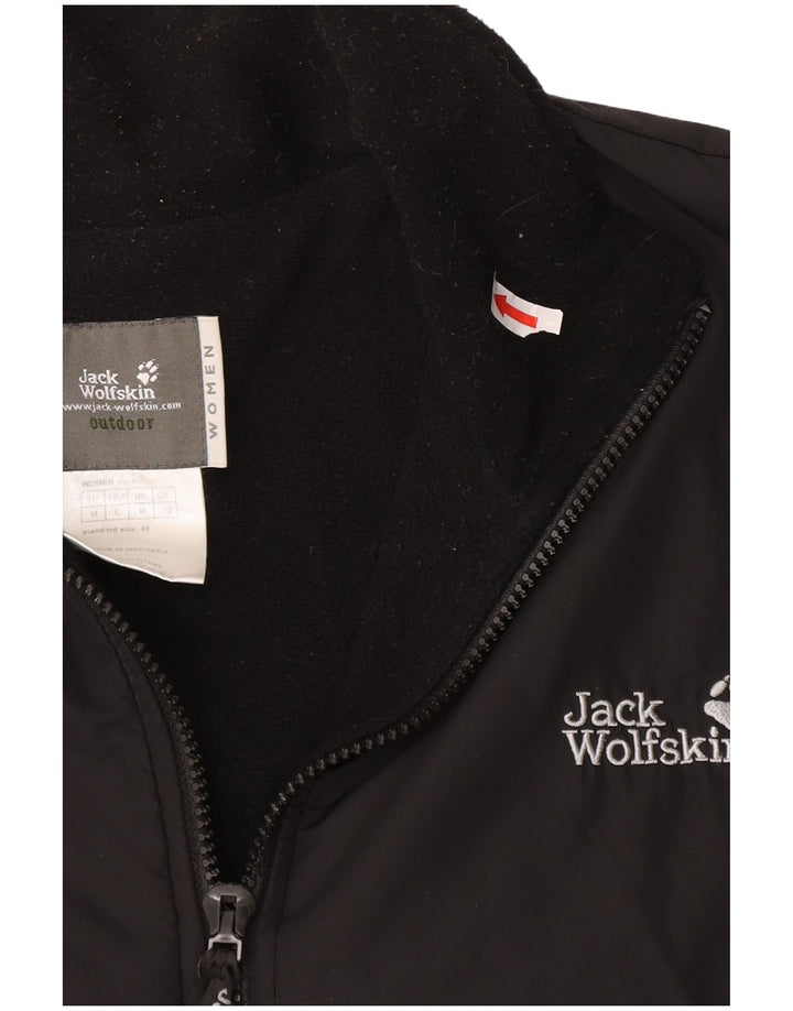Jack Wolfskin Veste coupe-vent Liner pour femme UK 12 Medium Noir Polyester