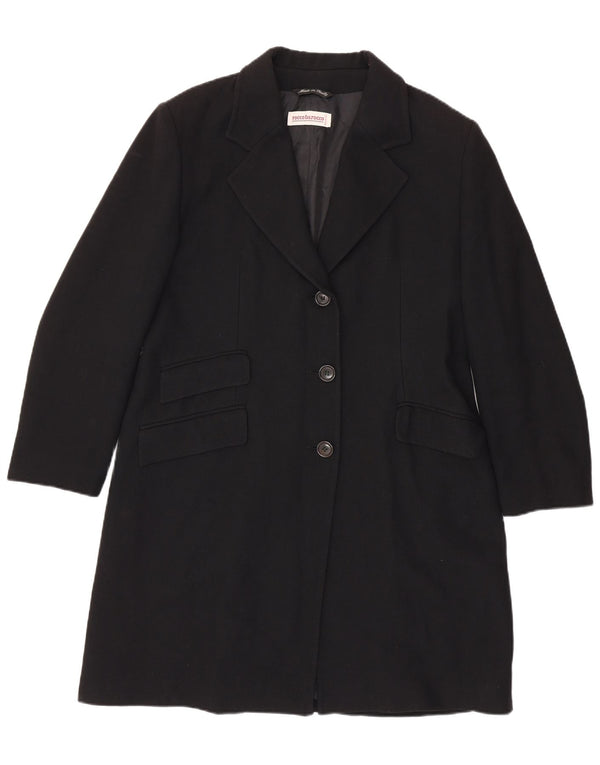 Roccobarocco Veste blazer longue à 3 boutons pour femme UK 16 Large Noir