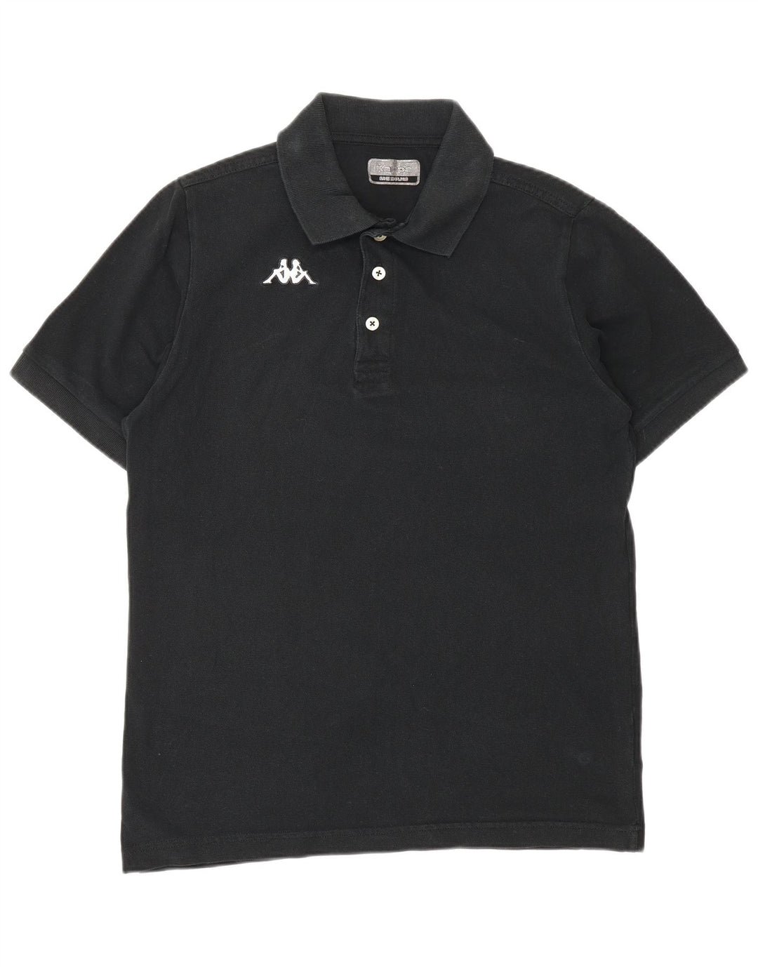KAPPA Polo Homme Noir Moyen Coton