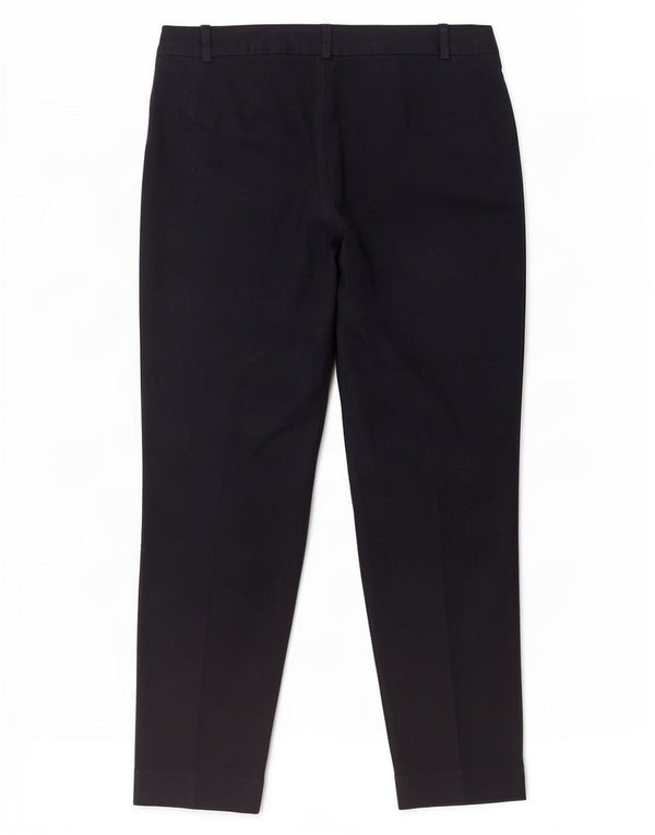 Marks & Spencer Womens Suit Trousers UK 12 Medium W30 L26 Navy Blue