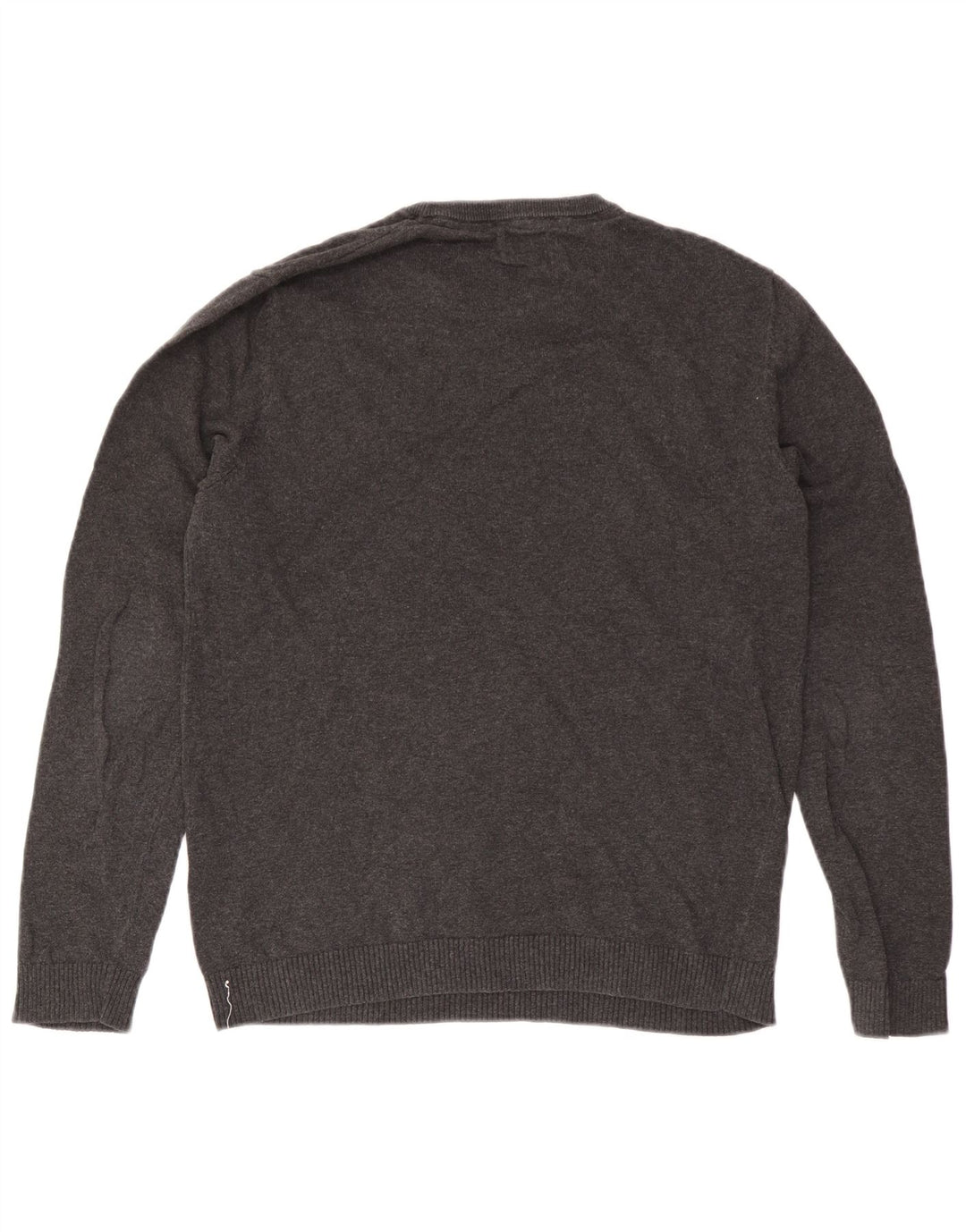 Jack & Jones Pull Col Rond Homme Gris Moyen Coton