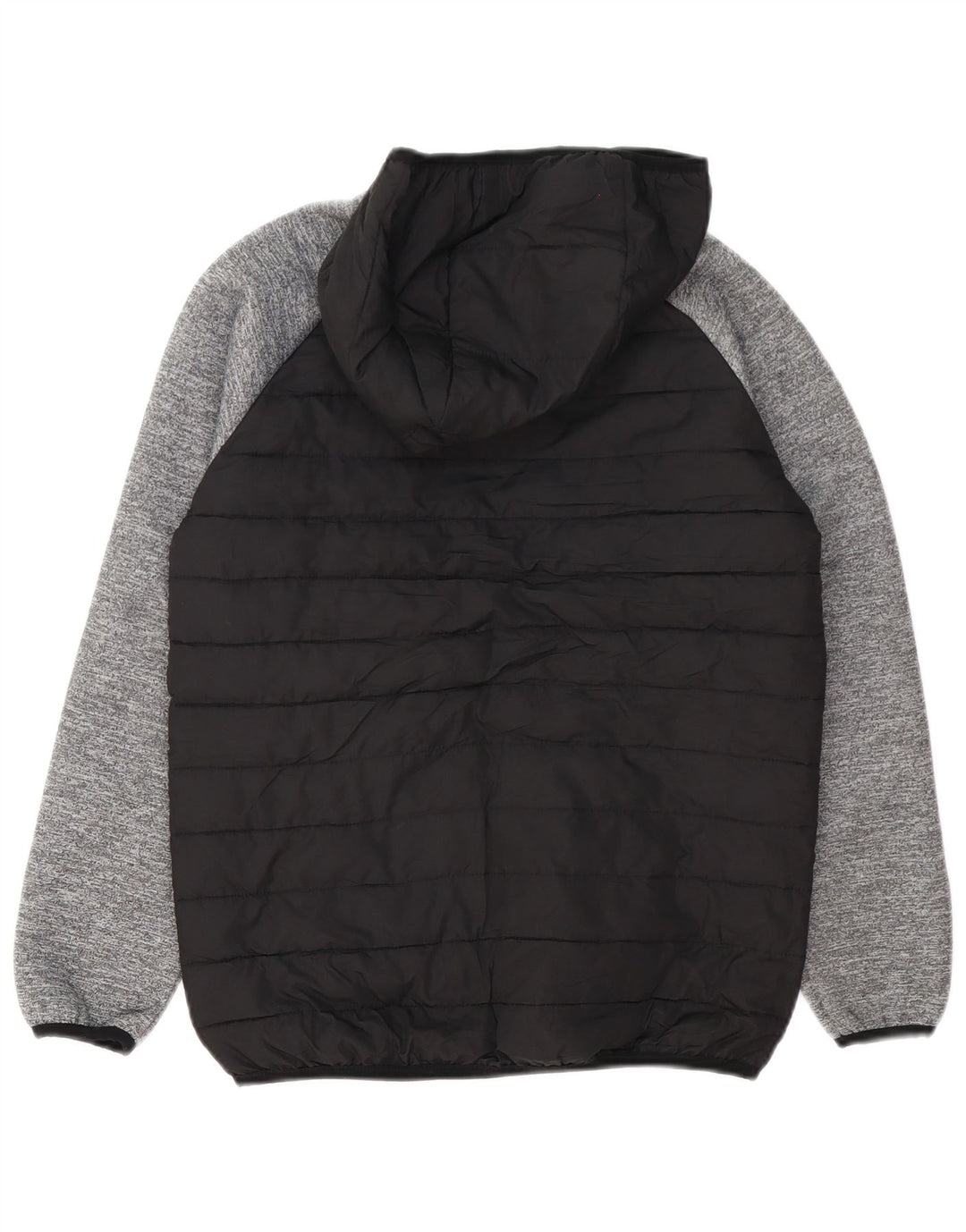 Jack & Jones Veste matelassée à capuche garçon 11-12 ans Noir Colourblock