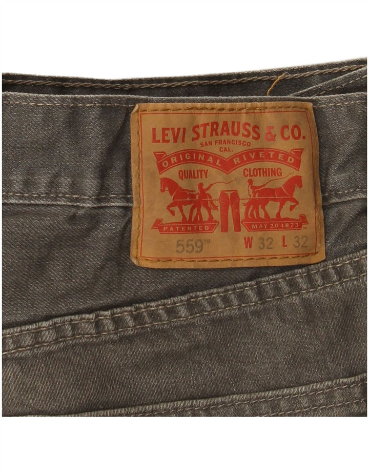 Levi's Jean Droit 559 Coupe Relax Homme W32 L32 Gris