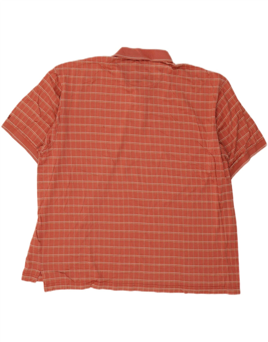 Izod Polo Homme 2XL Coton à Carreaux Orange