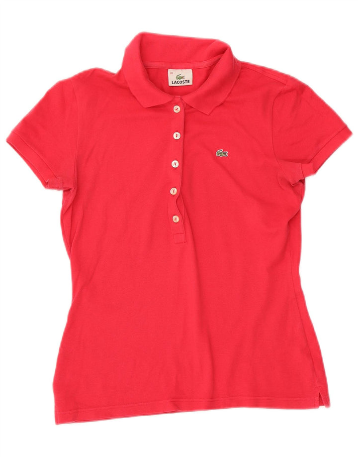 LACOSTE Polo Femme Taille 40 Rose Moyen