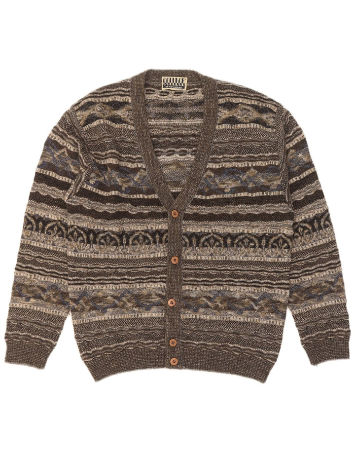 Marcazzani Cardigan Homme Pull IT 50 Gris Moyen Rétro