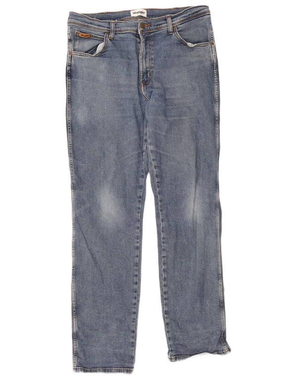 Wrangler Jean Droit Texas Homme W36 L34 Bleu Coton