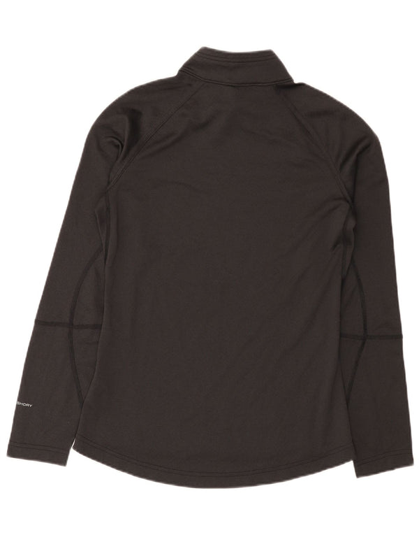 The North Face Haut de survêtement à col zippé pour femme UK 10 Small Noir