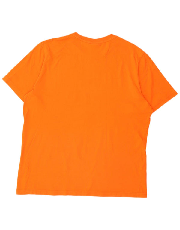 Nike T-shirt graphique KNVB pour homme UK 46/48 XL Orange Coton