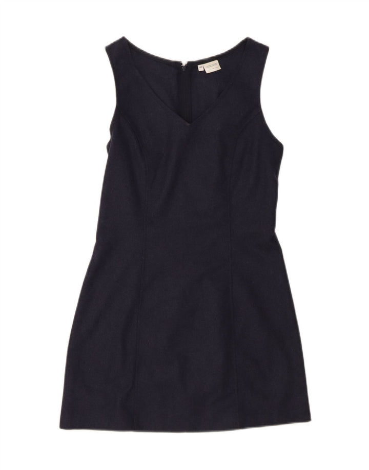 BENETTON Womens Sleeveless Sheath Dress IT 40 Small Navy Blue Vintage Benetton and Second-Hand Benetton from Messina Hembry 