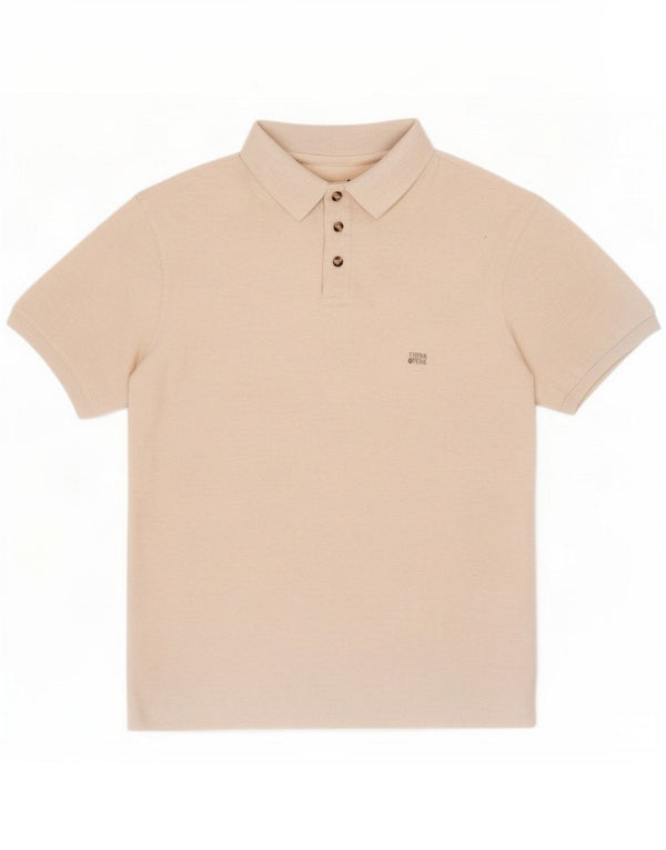 Polo homme Think Pink Small Beige