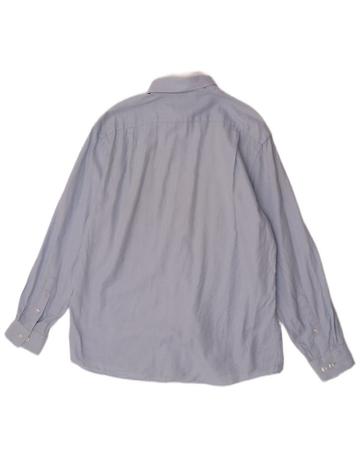 Tommy Hilfiger Chemise slim fit pour homme Taille 16 1/2 Grand Bleu