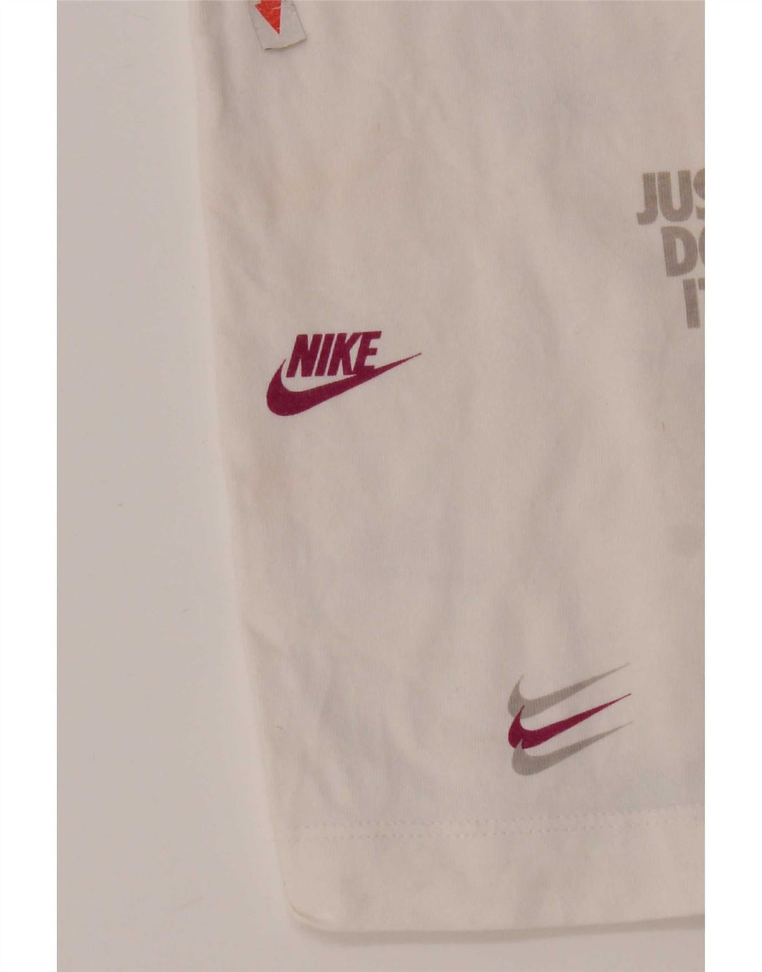 Nike T-shirt graphique pour homme en coton blanc Taille L