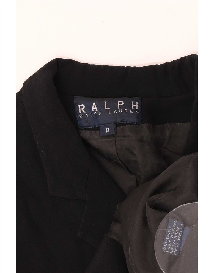 Ralph Lauren Pardessus pour femme US 8 Viscose noire moyenne