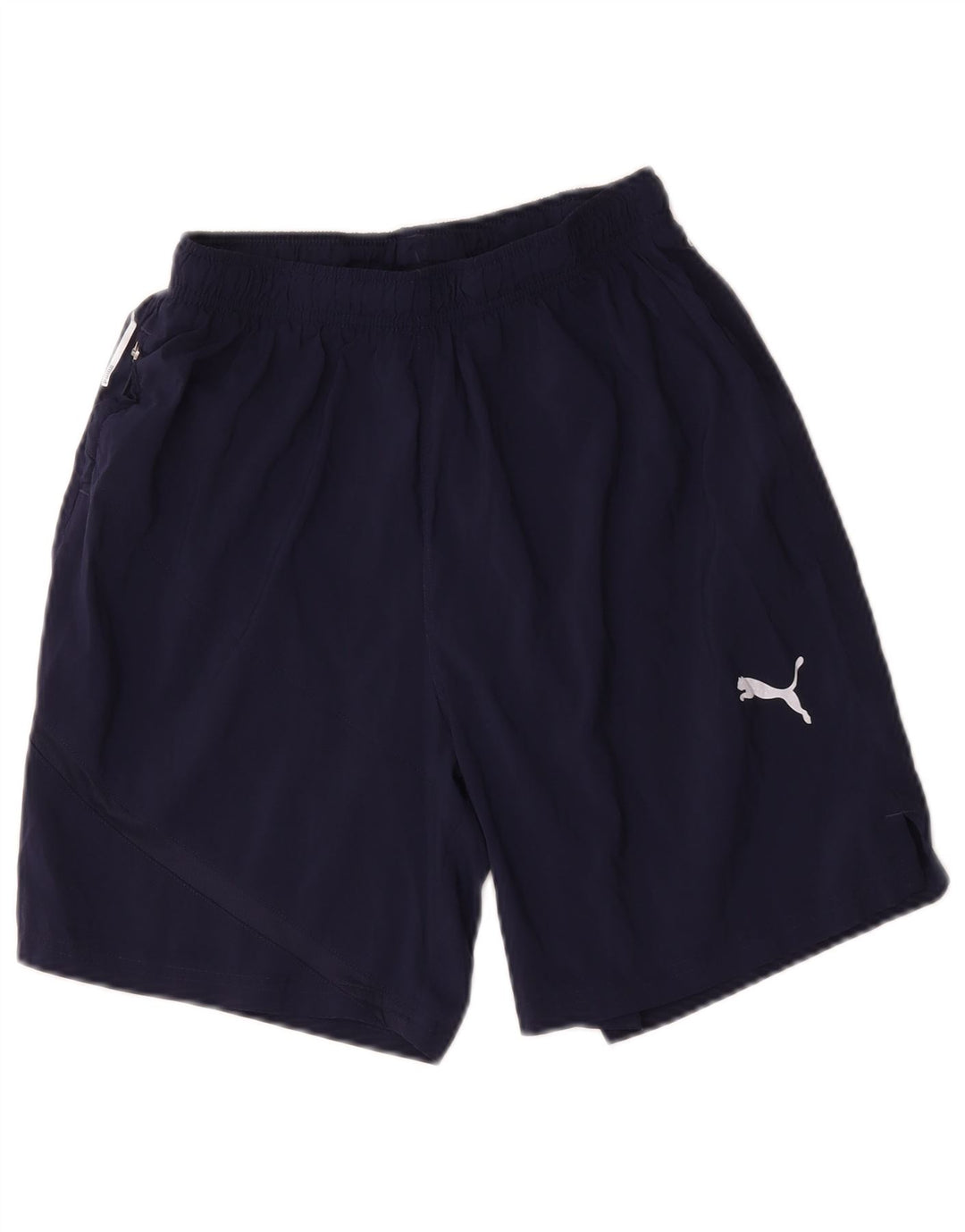 Puma Short de Sport Homme Bleu Marine Moyen Polyester
