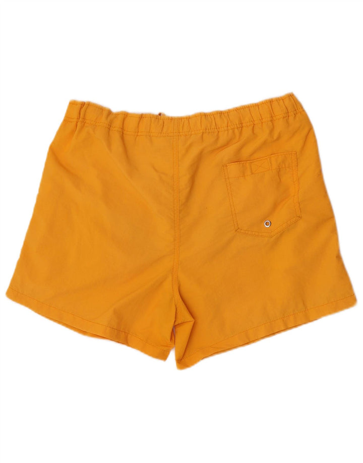 Zara Short De Bain Homme Large Nylon Jaune