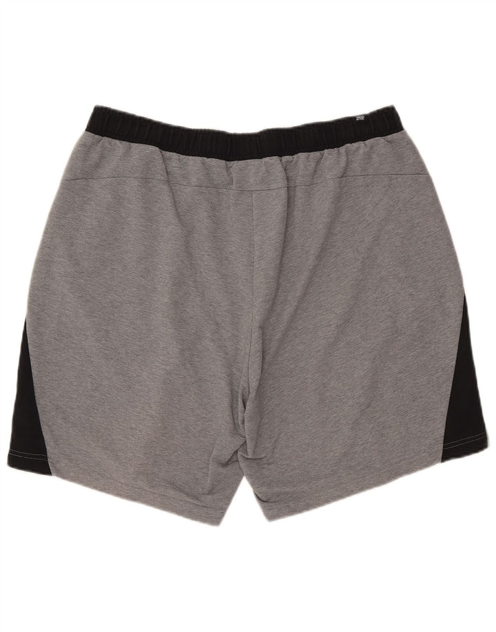Puma Short de Sport XL Homme Gris Colorblock
