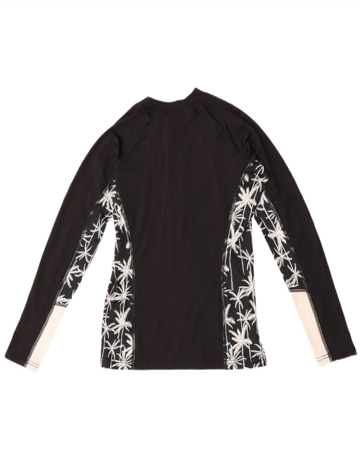 Rip Curl Veste de survêtement graphique pour femme UK 8 Small Black Colourblock
