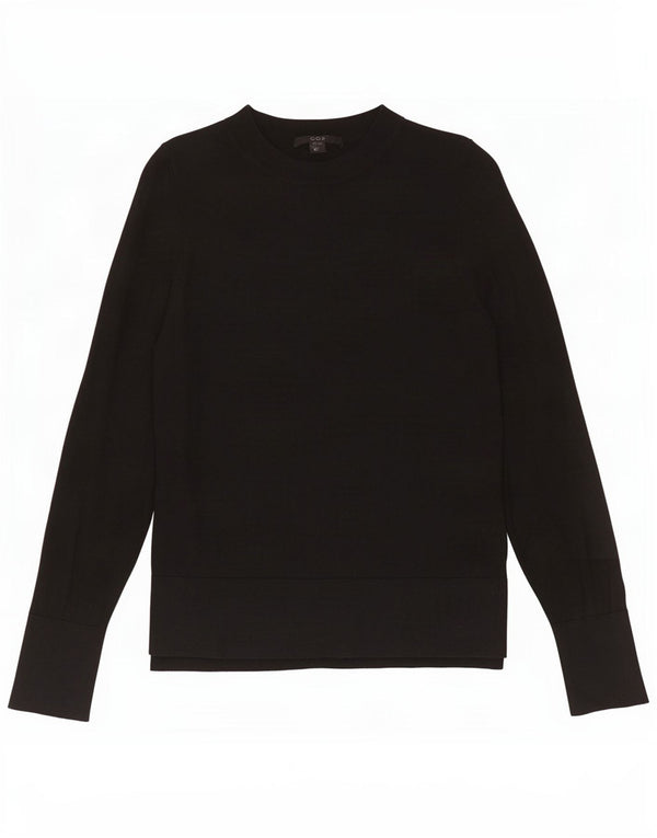 Cos Pull à col rond pour femme UK 6 XS Laine noire